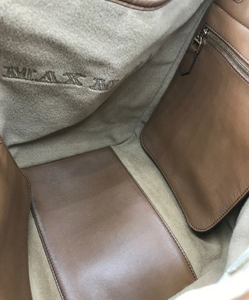MaxMara（マックスマーラ）MaxMara (マックスマーラ) アイコン リバーシブル 2WAY トートバッグ ブラウン サイズ:下記参照の古着・服飾アイテム
