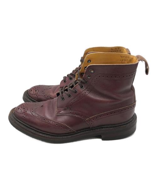 Tricker's（トリッカーズ）Tricker's (トリッカーズ) ウィングチップカントリーブーツ ブラウン サイズ:5 1/2の古着・服飾アイテム