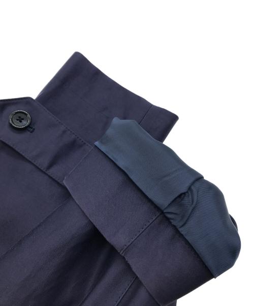 SHIPS（シップス）SHIPS (シップス) LORO PIANA RAIN SYSTEM コットン ステンカラーコート ネイビー サイズ:Mの古着・服飾アイテム
