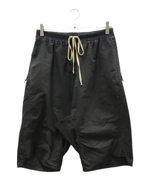 RICK OWENS（リックオウエンス）RICK OWENS (リックオウエンス) サルエルコットンハーフパンツ ブラック サイズ:36の古着・服飾アイテム