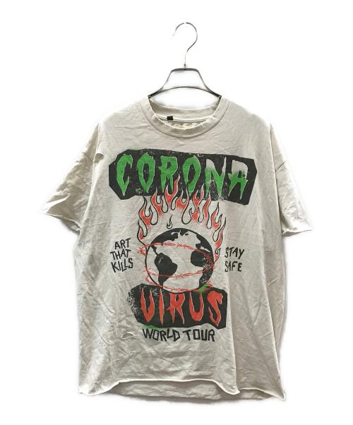 GALLERY DEPT（ギャラリー デプト）GALLERY DEPT (ギャラリー デプト) ATK Corona Tour T Shirt ホワイト サイズ:Lの古着・服飾アイテム