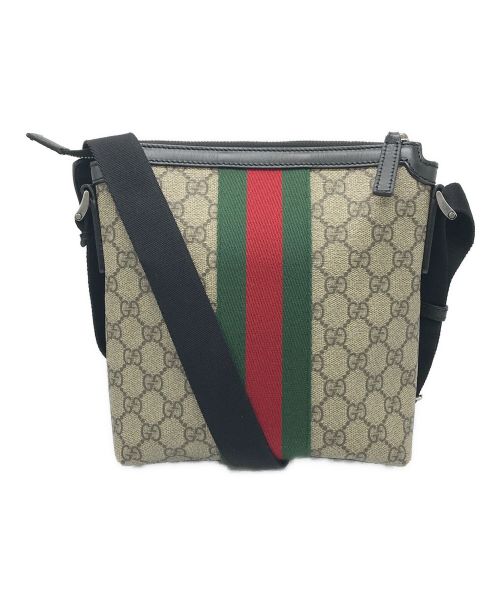 GUCCI（グッチ）GUCCI (グッチ) GGスプリームショルダーバッグ ベージュ サイズ:下記参照の古着・服飾アイテム