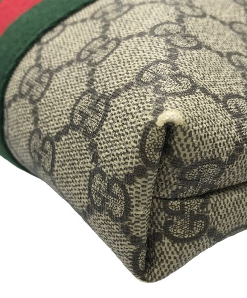GUCCI（グッチ）GUCCI (グッチ) GGスプリームショルダーバッグ ベージュ サイズ:下記参照の古着・服飾アイテム