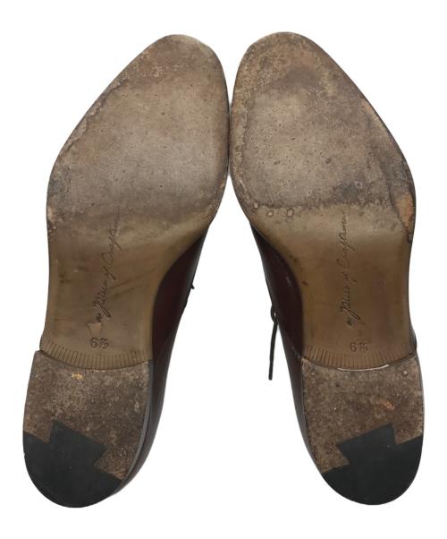 a piece of craftsman（ピースオブクラフツマン）a piece of craftsman (ピースオブクラフツマン) プレーントゥレザーシューズ ブラウン サイズ:6 1/2の古着・服飾アイテム