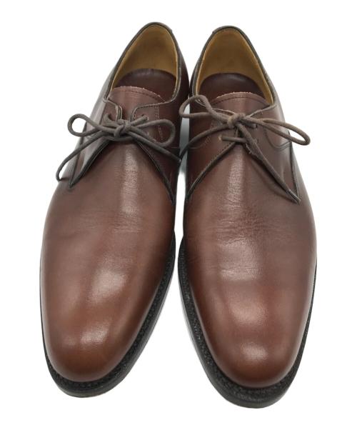 a piece of craftsman（ピースオブクラフツマン）a piece of craftsman (ピースオブクラフツマン) プレーントゥレザーシューズ ブラウン サイズ:6 1/2の古着・服飾アイテム