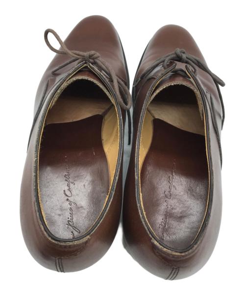 a piece of craftsman（ピースオブクラフツマン）a piece of craftsman (ピースオブクラフツマン) プレーントゥレザーシューズ ブラウン サイズ:6 1/2の古着・服飾アイテム