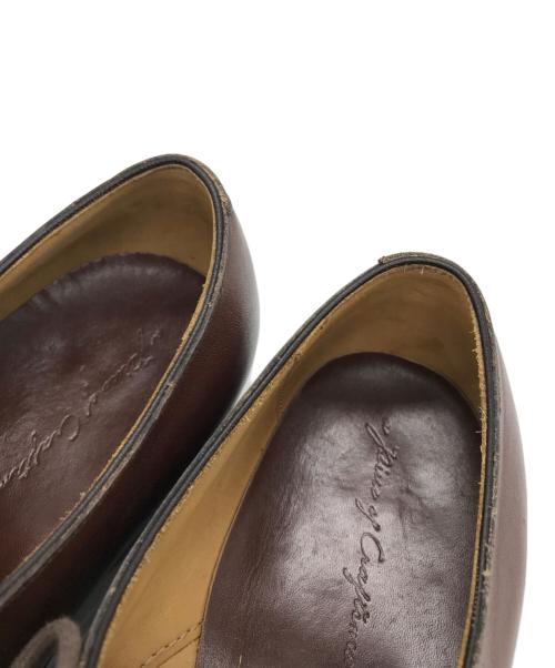 a piece of craftsman（ピースオブクラフツマン）a piece of craftsman (ピースオブクラフツマン) プレーントゥレザーシューズ ブラウン サイズ:6 1/2の古着・服飾アイテム