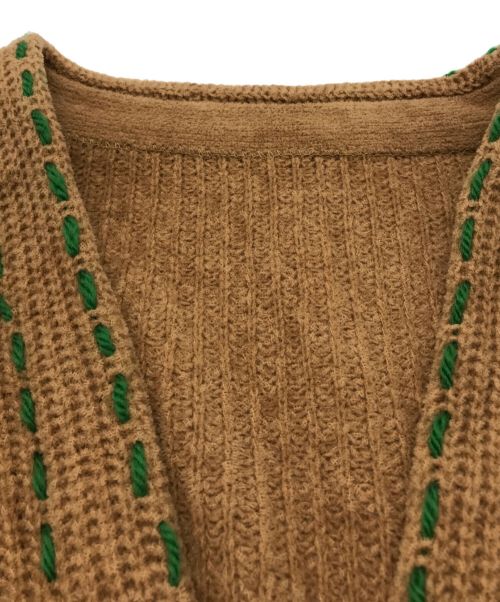 PHINGERIN（フィンガリン）PHINGERIN (フィンガリン) PG1 CARDIGAN ベージュ サイズ:Lの古着・服飾アイテム