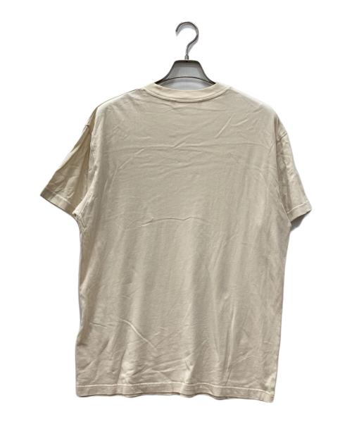MONCLER GENIUS（モンクレール ジーニアス）MONCLER GENIUS (モンクレール ジーニアス) ワンポイントロゴTシャツ ベージュ サイズ:2の古着・服飾アイテム