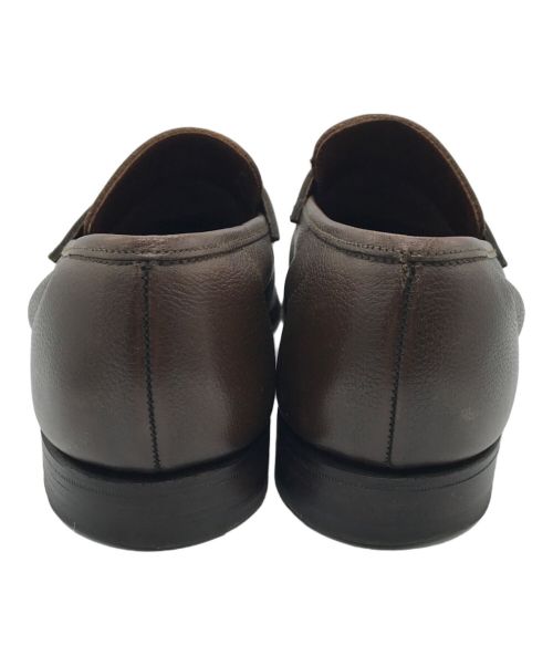 Crockett & Jones（クロケット＆ジョーンズ）Crockett & Jones (クロケット＆ジョーンズ) BARNEYS NEWYORK (バーニーズ・ニューヨーク) コインローファー ブラウン サイズ:5 1/2の古着・服飾アイテム