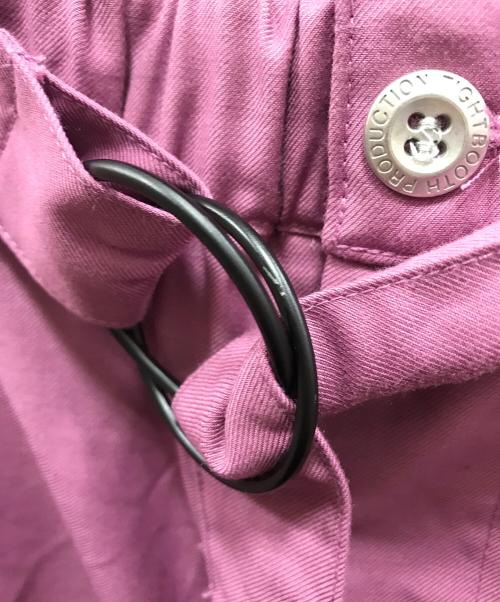 TIGHTBOOTH PRODUCTION（タイトブースプロダクション）TIGHTBOOTH PRODUCTION (タイトブースプロダクション) BAGGY SLACKS パープル サイズ:Lの古着・服飾アイテム