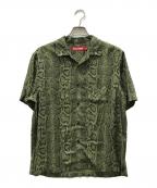 SUPREMEシュプリーム）の古着「Snake S/S Shirt」｜グリーン