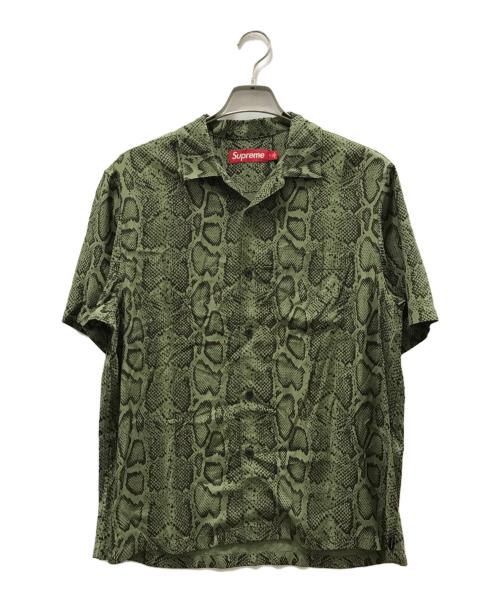SUPREME（シュプリーム）SUPREME (シュプリーム) Snake S/S Shirt グリーン サイズ:Sの古着・服飾アイテム