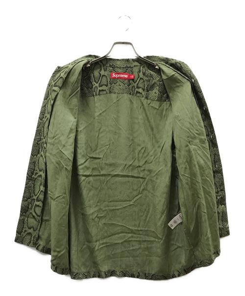 SUPREME（シュプリーム）SUPREME (シュプリーム) Snake S/S Shirt グリーン サイズ:Sの古着・服飾アイテム