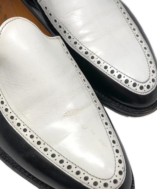 G.RODSON（ジーロッドソン）G.RODSON (ジーロッドソン) バイカラーローファー ブラック サイズ:6の古着・服飾アイテム