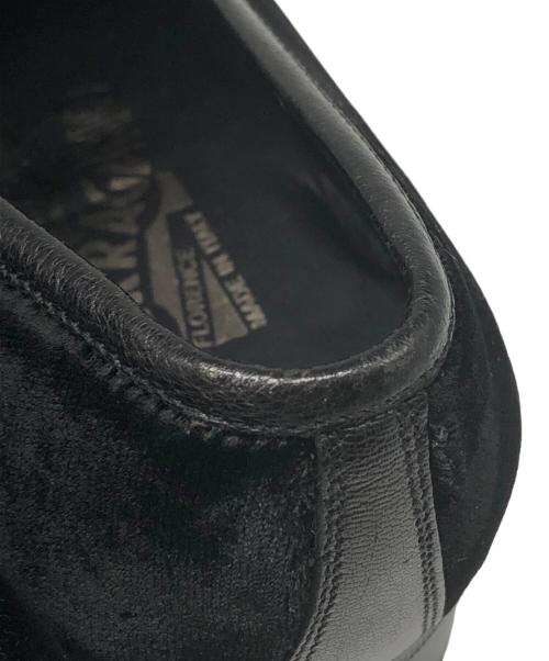 Salvatore Ferragamo（サルヴァトーレ フェラガモ）Salvatore Ferragamo (サルヴァトーレ フェラガモ) ベロアビットローファー ブラック サイズ:6 1/2EEの古着・服飾アイテム