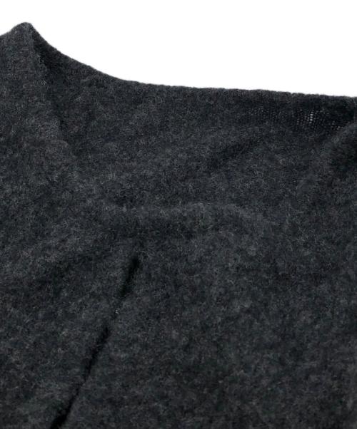 biotope（ビオトープ）biotope (ビオトープ) cashmere hook cardigan グレー サイズ:Fの古着・服飾アイテム