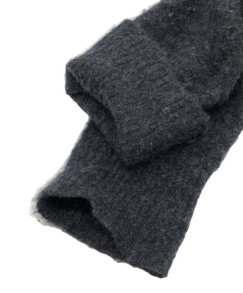 biotope（ビオトープ）biotope (ビオトープ) cashmere hook cardigan グレー サイズ:Fの古着・服飾アイテム