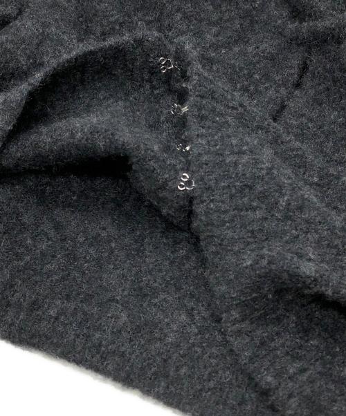 biotope（ビオトープ）biotope (ビオトープ) cashmere hook cardigan グレー サイズ:Fの古着・服飾アイテム