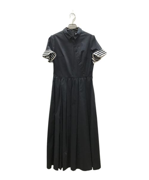 BORDERS at BALCONY（ボーダーズアットバルコニー）BORDERS AT BALCONY (ボーダーズアットバルコニー) ワンピース ネイビー サイズ:36 未使用品の古着・服飾アイテム