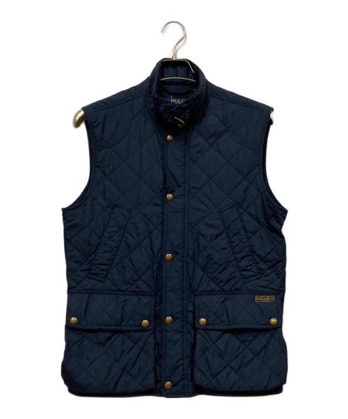 POLO RALPH LAUREN（ポロ・ラルフローレン）POLO RALPH LAUREN (ポロ・ラルフローレン) キルティングベスト ネイビー サイズ:Sの古着・服飾アイテム