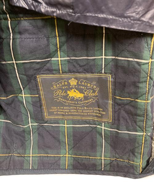 POLO RALPH LAUREN（ポロ・ラルフローレン）POLO RALPH LAUREN (ポロ・ラルフローレン) キルティングベスト ネイビー サイズ:Sの古着・服飾アイテム