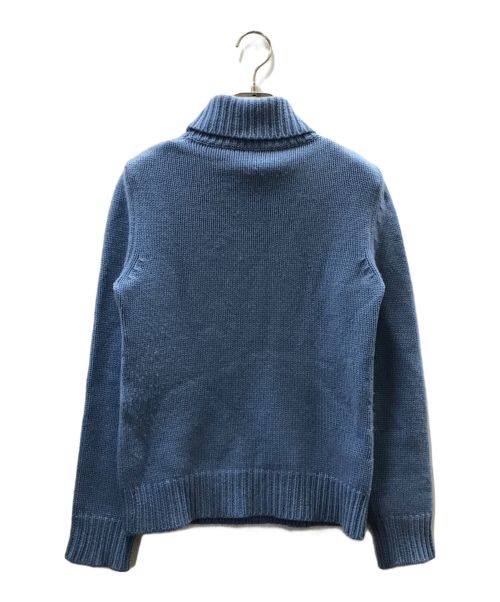 CELINE（セリーヌ）CELINE (セリーヌ) マリンタートルネックニット ブルー サイズ:Lの古着・服飾アイテム