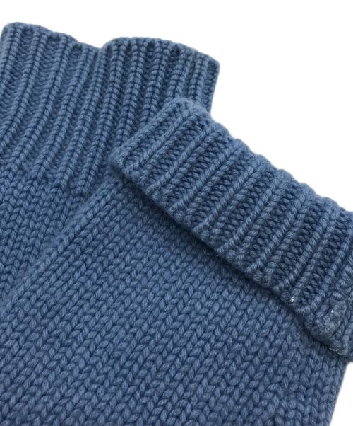 CELINE（セリーヌ）CELINE (セリーヌ) マリンタートルネックニット ブルー サイズ:Lの古着・服飾アイテム