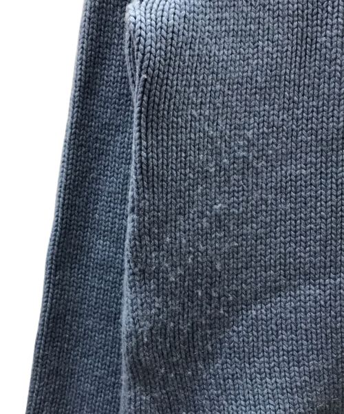 CELINE（セリーヌ）CELINE (セリーヌ) マリンタートルネックニット ブルー サイズ:Lの古着・服飾アイテム