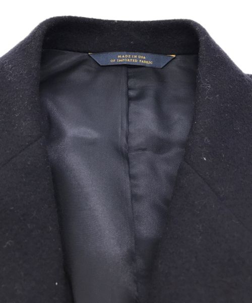 BROOKS BROTHERS（ブルックスブラザーズ）BROOKS BROTHERS (ブルックスブラザーズ) チェスターコート ネイビー サイズ:Lの古着・服飾アイテム
