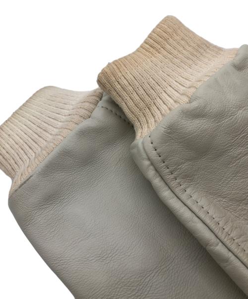 Reminiscence（レミニセンス）Reminiscence (レミニセンス) レザージャケット ホワイト サイズ:38の古着・服飾アイテム