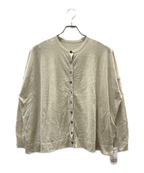 Spick and Span（スピックアンドスパン）Spick and Span (スピックアンドスパン) 2way ウォッシャブル シアーカーディガン ベージュ サイズ:FREE 未使用品の古着・服飾アイテム