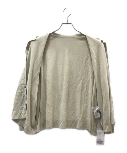 Spick and Span（スピックアンドスパン）Spick and Span (スピックアンドスパン) 2way ウォッシャブル シアーカーディガン ベージュ サイズ:FREE 未使用品の古着・服飾アイテム