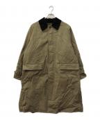 TOMORROW LANDトゥモローランド）の古着「ワックスドコットン ホースライディングコート」｜カーキ