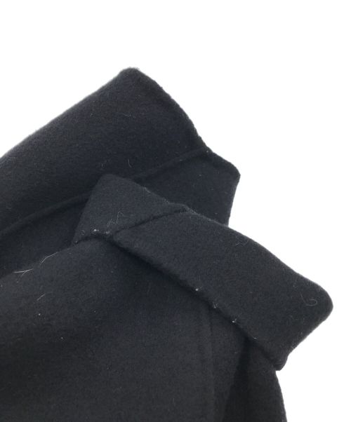 LOHEN（ローヘン）LOHEN (ローヘン) バックフォルムリバーZIPブルゾンコート ブラック サイズ:FREEの古着・服飾アイテム