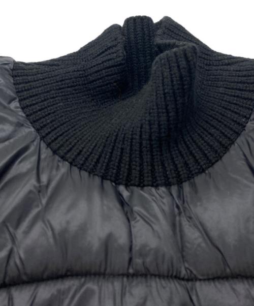 ENFOLD（エンフォルド）ENFOLD (エンフォルド) RIB NECK VEST ブラック サイズ:Mの古着・服飾アイテム