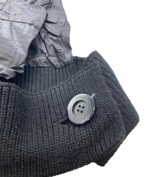 ENFOLD（エンフォルド）ENFOLD (エンフォルド) RIB NECK VEST ブラック サイズ:Mの古着・服飾アイテム