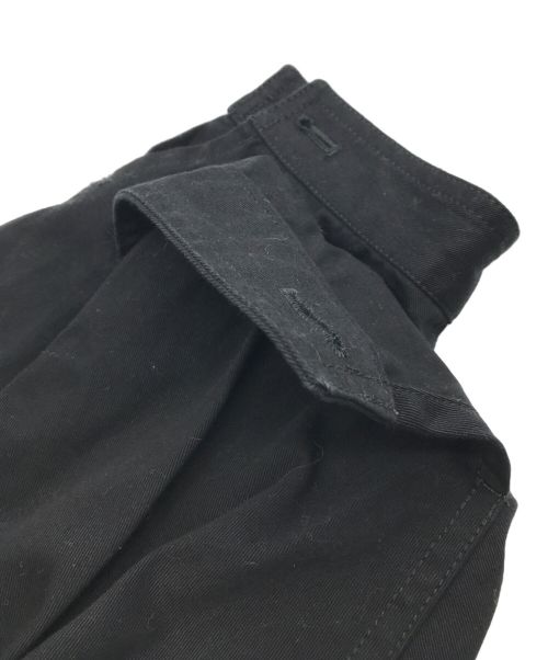 WILDSIDE YOHJI YAMAMOTO（ワイルドサイド ヨウジ ヤマモト）WILDSIDE YOHJI YAMAMOTO (ワイルドサイド ヨウジ ヤマモト) Cotton Chino 5B Shirt Jacket ブラック サイズ:1の古着・服飾アイテム