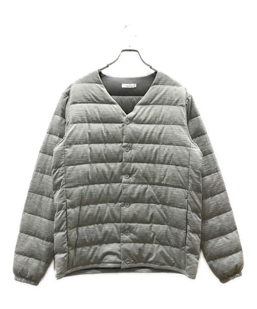 nanamica（ナナミカ）nanamica (ナナミカ) ダウンジャケット グレー サイズ:Lの古着・服飾アイテム