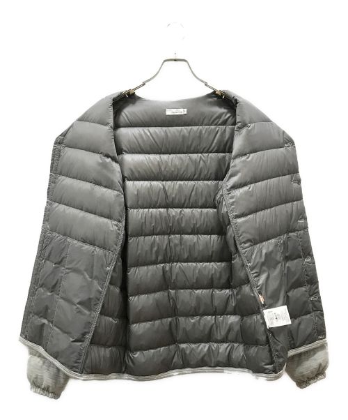 nanamica（ナナミカ）nanamica (ナナミカ) ダウンジャケット グレー サイズ:Lの古着・服飾アイテム