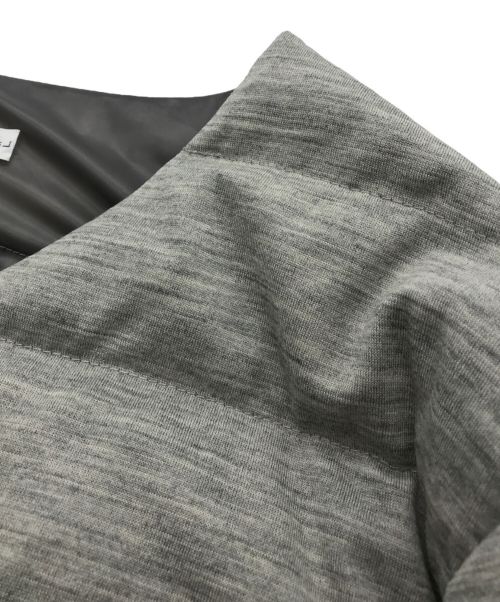 nanamica（ナナミカ）nanamica (ナナミカ) ダウンジャケット グレー サイズ:Lの古着・服飾アイテム