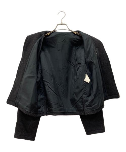 Y's（ワイズ）Y's (ワイズ) ウールジップブルゾン ブラック サイズ:下記参照（印字消えの為不明）の古着・服飾アイテム
