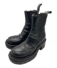 中古・古着通販】PRADA (プラダ) ダブルベルトレザーエンジニアブーツ