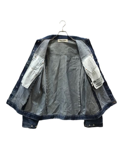 ONE-O-FIVE（ワンオーファイブ）ONE-O-FIVE (ワンオーファイブ) リメイクデニムジャケット ブルー サイズ:Lの古着・服飾アイテム