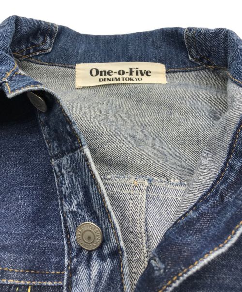 ONE-O-FIVE（ワンオーファイブ）ONE-O-FIVE (ワンオーファイブ) リメイクデニムジャケット ブルー サイズ:Lの古着・服飾アイテム