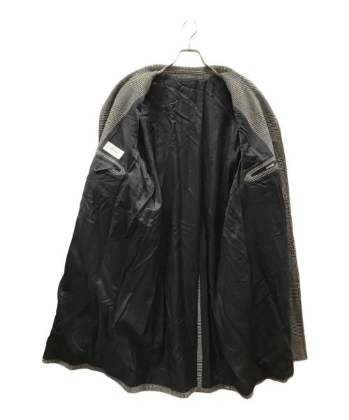 De Petrillo（デペトリロ）De Petrillo (デペトリロ) ウールフランネルグレンチェックシングルベルテッドコート グレー サイズ:50の古着・服飾アイテム