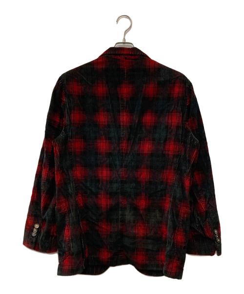 THE GIGI（ザ・ジジ）THE GIGI (ザ・ジジ) コーデュロイテーラードジャケット レッド サイズ:50の古着・服飾アイテム