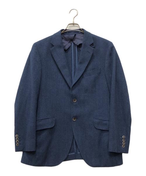 HACKETT（ハケット）HACKETT (ハケット) BLUE HERRINGBONE 2Bジャケット インディゴ サイズ:40の古着・服飾アイテム