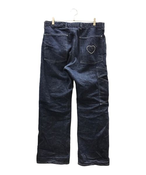 HUMAN MADE（ヒューマンメイド）HUMAN MADE (ヒューマンメイド) DENIM WORK PANTS PAST インディゴ サイズ:Lの古着・服飾アイテム