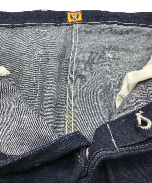 HUMAN MADE（ヒューマンメイド）HUMAN MADE (ヒューマンメイド) DENIM WORK PANTS PAST インディゴ サイズ:Lの古着・服飾アイテム